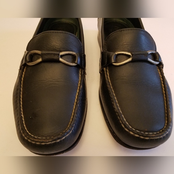 H.S. Trask Men\'s Slip on Penny Loafers Black Size 9.5 W Made in Brazil main image 6